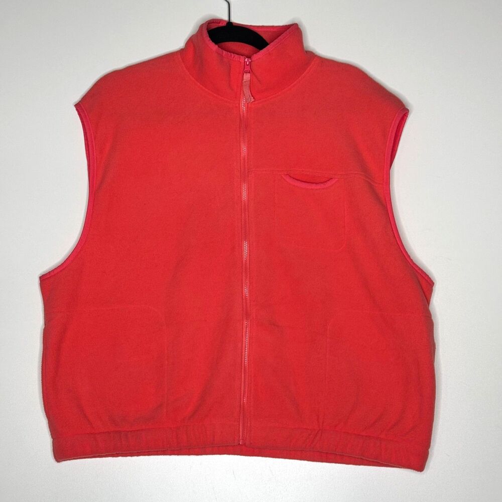 Old Navy Fleece Zip Vest Women's Size Large
